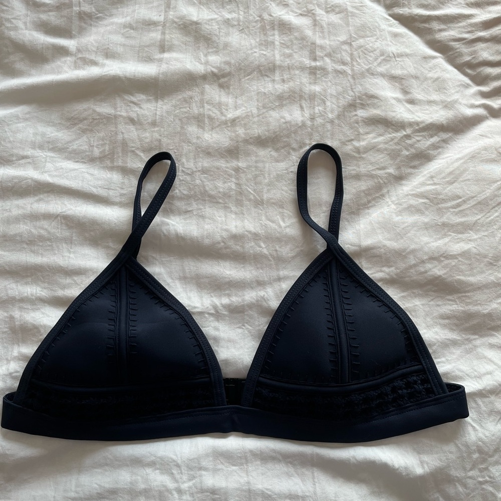 triangl swim top (navy)